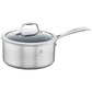 ZWILLING 3 Qt. Stainless Steel Ceramic Non-Stick Sauce Pan, Spirit 3-Ply Ceramic Series