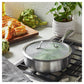 ZWILLING 3 Qt. Stainless Steel Ceramic Non-Stick Sauté Pan, Spirit 3-Ply Ceramic Series