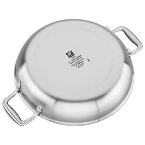 ZWILLING 4 Qt. Stainless Steel Ceramic Non-Stick Sauté Pan, Spirit 3-Ply Ceramic Series