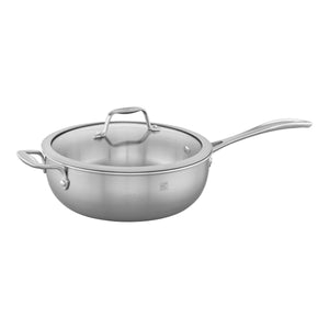 ZWILLING 4.6 Qt. Stainless Steel Perfect Pan, Spirit 3-Ply Series