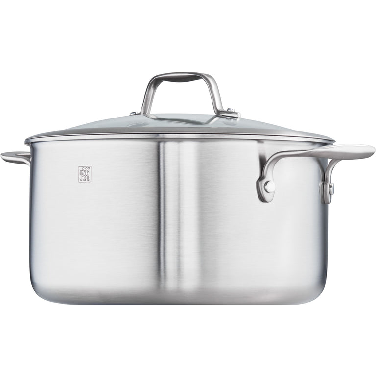 ZWILLING 6 Qt. Stainless Steel Dutch Oven, Spirit 3-Ply Series