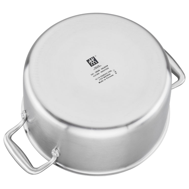 ZWILLING 6 Qt. Stainless Steel Dutch Oven, Spirit 3-Ply Series
