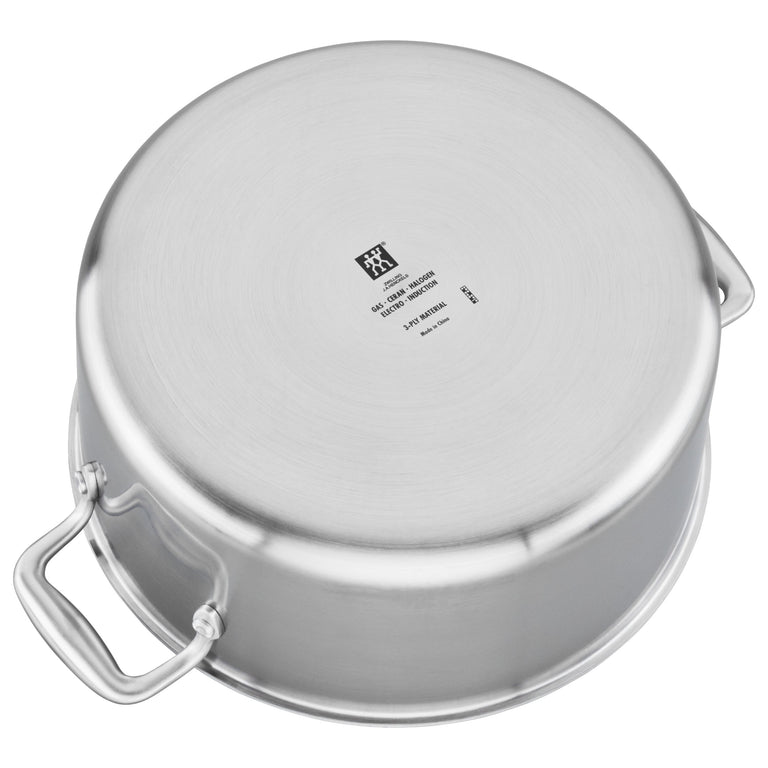 ZWILLING 8 Qt. Stainless Steel Dutch Oven, Spirit 3-Ply Series