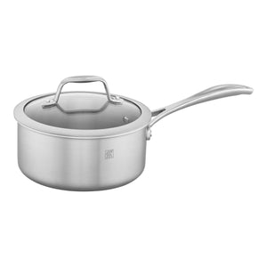 ZWILLING 2 Qt. Stainless Steel Sauce Pan, Spirit 3-Ply Series