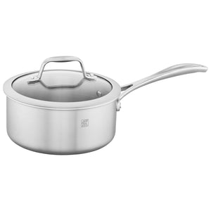 ZWILLING 2 Qt. Stainless Steel Sauce Pan, Spirit 3-Ply Series