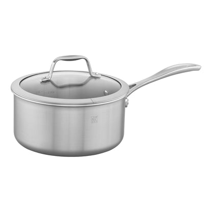 ZWILLING 3 Qt. Stainless Steel Sauce Pan, Spirit 3-Ply Series
