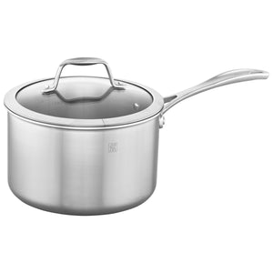 ZWILLING 4 Qt. Stainless Steel Sauce Pan, Spirit 3-Ply Series