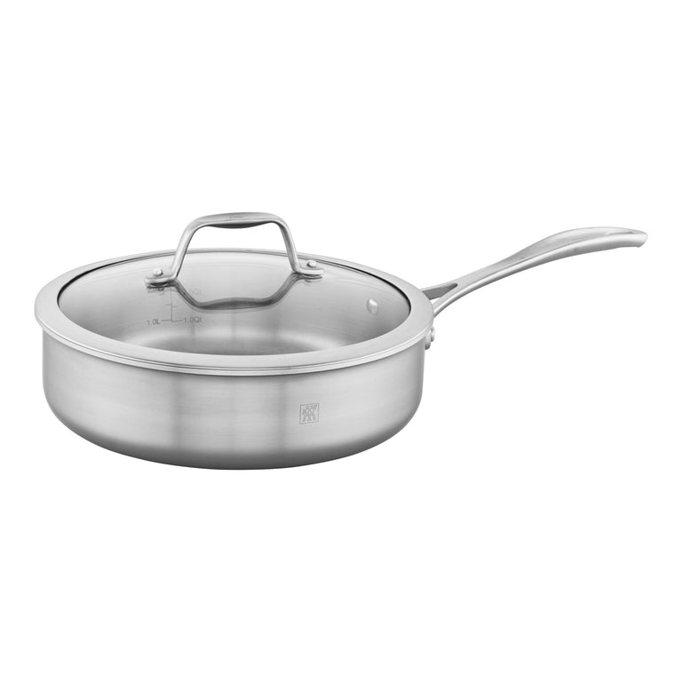 ZWILLING 3 Qt. Stainless Steel Sauté Pan, Spirit 3-Ply Series