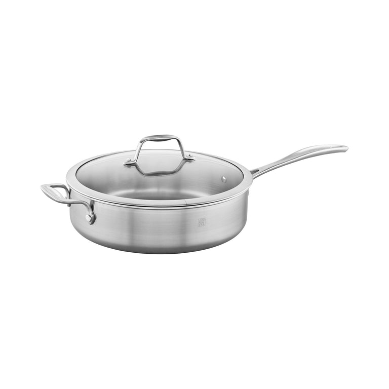 ZWILLING 5 Qt. Stainless Steel Sauté Pan, Spirit 3-Ply Series