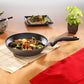 HD Nonstick Stir-Fry Pan with Glass Lid - Induction