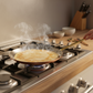 Mauviel 1830 M'Heritage M'150 B Copper Crepe Pan With Brass Handle, 10.2 In