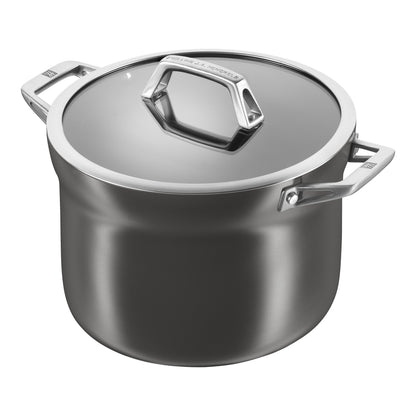 ZWILLING 4 Qt. Aluminum Hard Anodized Non-Stick Soup Pot, Motion Series