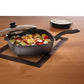HD Nonstick Square Saute Pan with Glass Lid - Induction