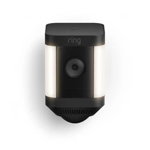 Ring Spotlight Cam Plus Outdoor/Indoor Wireless 1080p Battery Surveillance Camera - Black