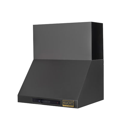Kucht Professional 36" Wall Mount Range Hood 900 CFM in Titanium Stainless Steel, KRH363A-C