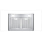 Cosmo 36" 380 CFM Convertible Wall Mount Range Hood with Glass Canopy and Push Button Controls, COS-668A900