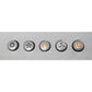 Cosmo 36" 380 CFM Convertible Wall Mount Range Hood with Glass Canopy, Push Button Controls and Carbon Filter Kit, COS-668A900-DL