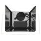 Cosmo 36" 380 CFM Convertible Wall Mount Range Hood with Glass Canopy and Push Button Controls, COS-668WRC90