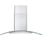 Cosmo 36" 380 CFM Convertible Wall Mount Range Hood with Glass Canopy and Push Button Controls, COS-668WRC90