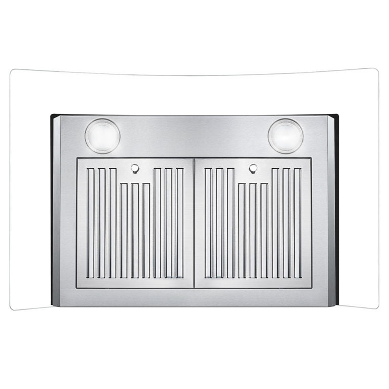 Cosmo 30" 380 CFM Convertible Wall Mount Range Hood with Glass Canopy and Digital Touch Controls, COS-668WRCS75