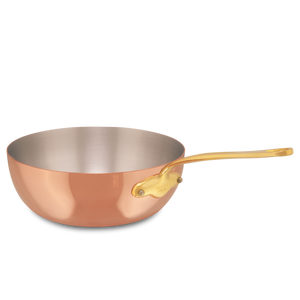 Mauviel 1830 M'Heritage M'150 B Copper Chef Pan With Brass Handle