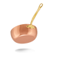 Mauviel 1830 M'Heritage M'150 B Copper Chef Pan With Lid and Brass Handle