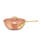 Mauviel 1830 M'Heritage M'150 B Copper Chef Pan With Lid and Brass Handle