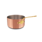 Mauviel 1830 M'Heritage M'150 B Copper Sauce Pan With Lid, Brass Handle