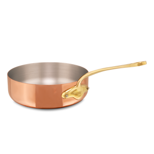 Mauviel 1830 M'Heritage M'150 B Copper Saute Pan With Brass Handle