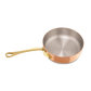 Mauviel 1830 M'Heritage M'150 B Copper Saute Pan With Lid, Brass Handle