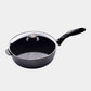 HD Nonstick Saute Pan with Glass Lid - Induction