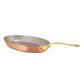 Mauviel 1830 M'Heritage M'150 B Copper Oval Frying Pan With Brass Handle