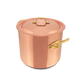 Mauviel 1830 M'Heritage M'150 B Copper Stockpot With Lid Brass Handles, 9.9-Qt