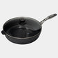 Swiss Diamond HD Nonstick Saute Pan with Glass Lid - Induction