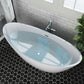 Empava 67" Freestanding Soaking Bathtub with Center Drain, EMPV-67FT1518