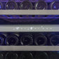 Danby Silhouette 24" 129 Bottle Dual Zone Wine Cooler with LED Lights, SPRWC140D1SS