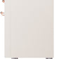 ILVE Nostalgie II 36" Dual Fuel Natural Gas Range in Antique White with Copper Trim, UP36FNMPAWP