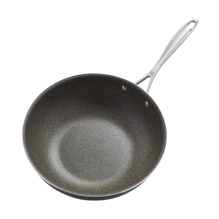 Henckels 11" Aluminum Non-Stick Perfect Pan with Lid, Capri Granitium Series