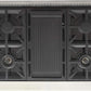 Kucht Professional 36" 5.2 cu. ft. Natural Gas Range in Stainless Steel with Blue Accents, KFX360-B