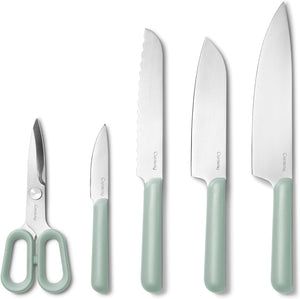 Caraway German Stainless Steel Knife Set in Mist