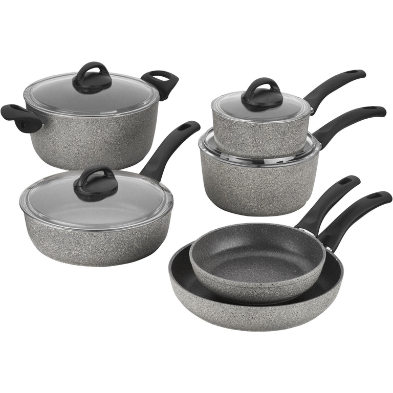 Ballarini 10pc Aluminum Nonstick Cookware Set, Parma Series