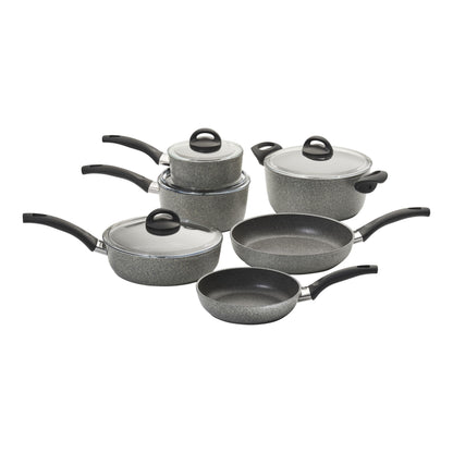 Ballarini 10pc Aluminum Nonstick Cookware Set, Parma Series
