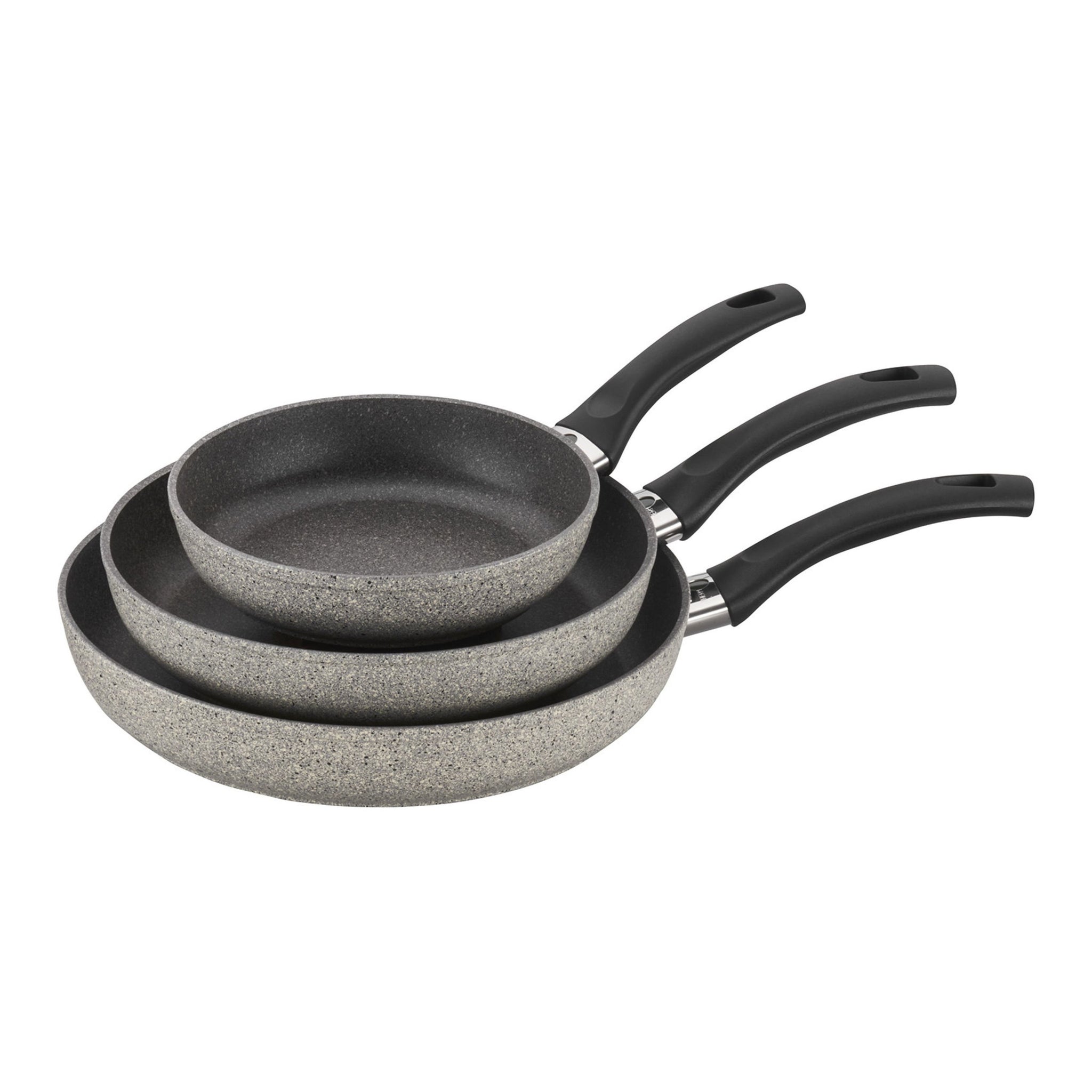 Ballarini 3pc Aluminum Nonstick Fry Pan Set, Parma Series