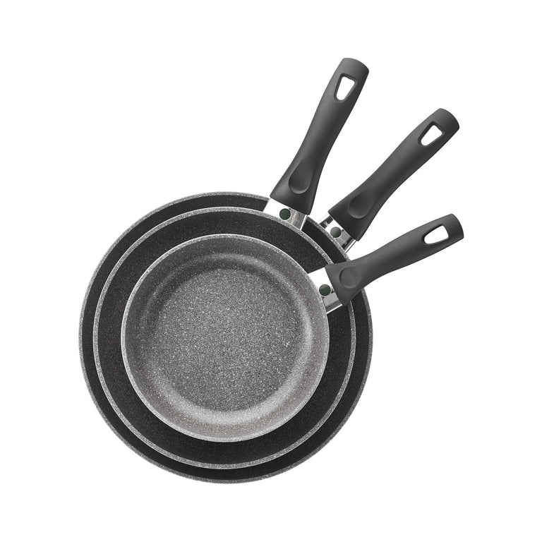 Ballarini 3pc Aluminum Nonstick Fry Pan Set, Parma Series