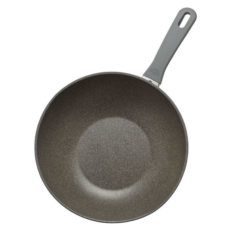 Ballarini 11" Aluminum Nonstick Wok and Lid, Parma Plus Series