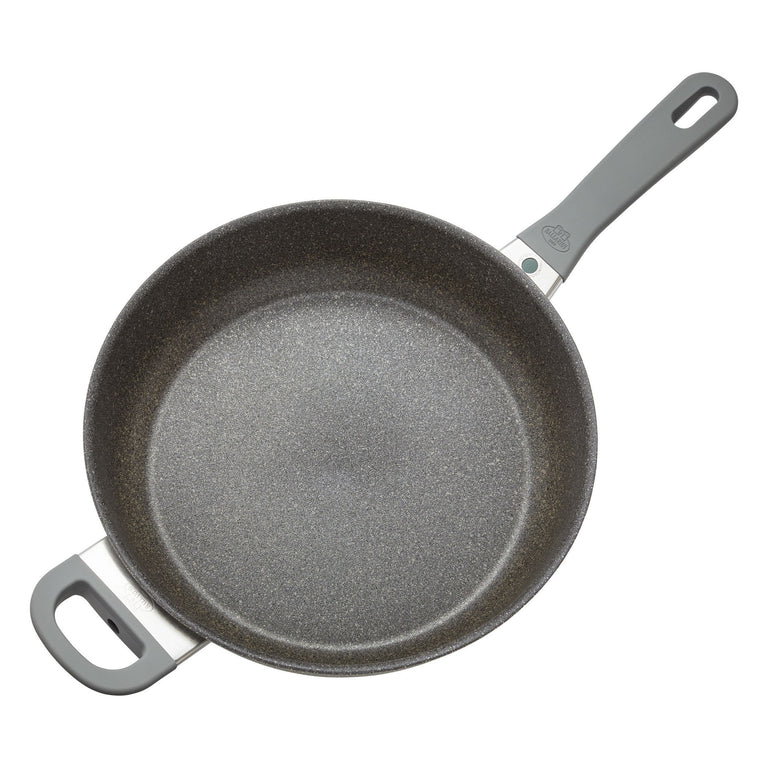 Ballarini 3.9 Qt. Aluminum Nonstick Sauté Pan and Lid with Helper Handle, Parma Plus Series