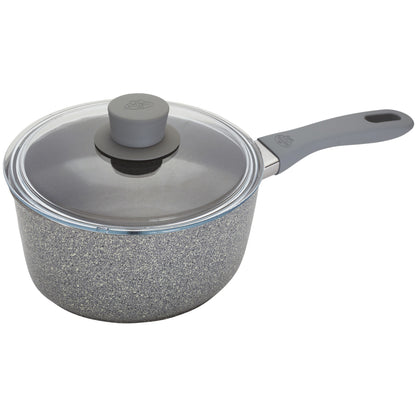 Ballarini 2.9 Qt. Aluminum Nonstick Sauce Pan and Lid, Parma Plus Series