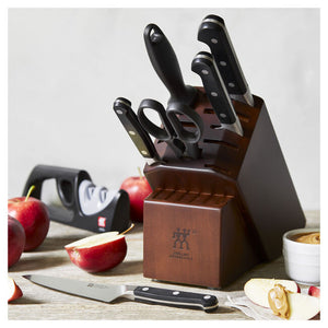 ZWILLING Pro 7-pc Knife Block Set w/Bonus Sharpener