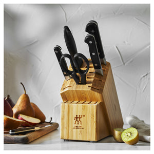 ZWILLING 7pc Knife Set in Bamboo Block, Pro Series