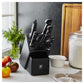 ZWILLING 7pc Knife Set in Black Rubberwood Block, Pro Series